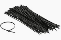 ie Wraps – 100 stuks – 100 x 2.5 mm – Kabelbinders Zwart